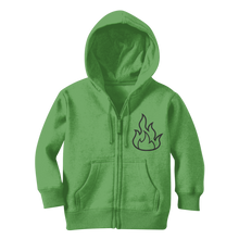 Load image into Gallery viewer, Fire Classic Kids Zip Hoodie