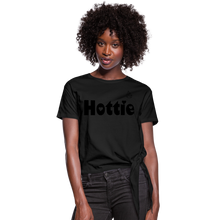 Load image into Gallery viewer, Hottie Knotted T-Shirt - black